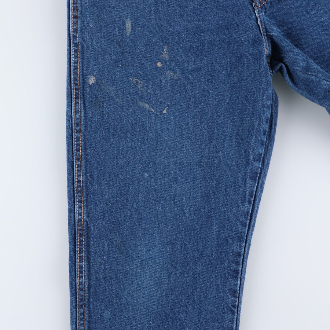 Dickies Regular Fit Painted Straight Denim Pants, Men's Size W34 (approx.) cotton blue type Vintage Second Hand