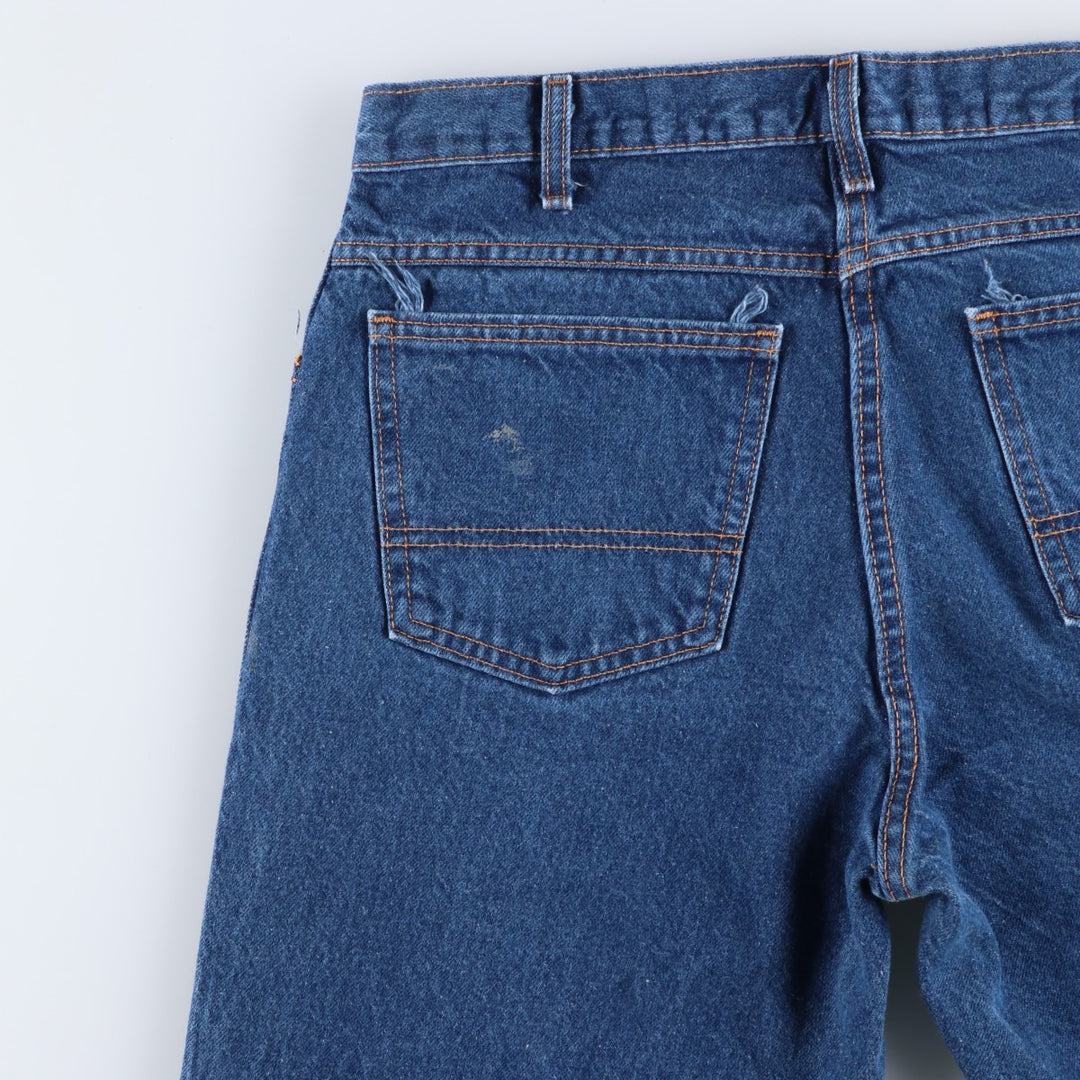 Dickies Regular Fit Painted Straight Denim Pants, Men's Size W34 (approx.) cotton blue type Vintage Second Hand