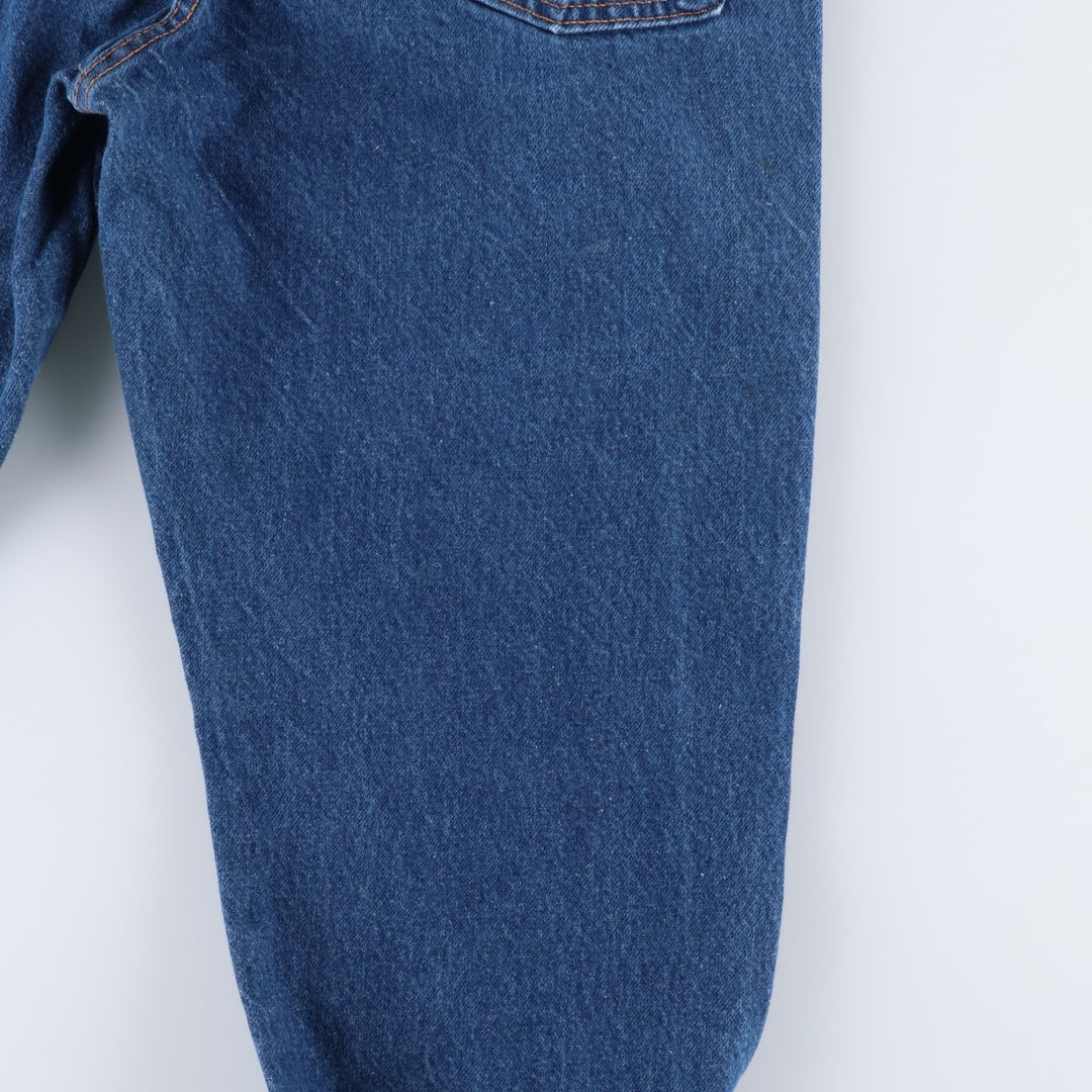 Dickies Regular Fit Painted Straight Denim Pants, Men's Size W34 (approx.) cotton blue type Vintage Second Hand