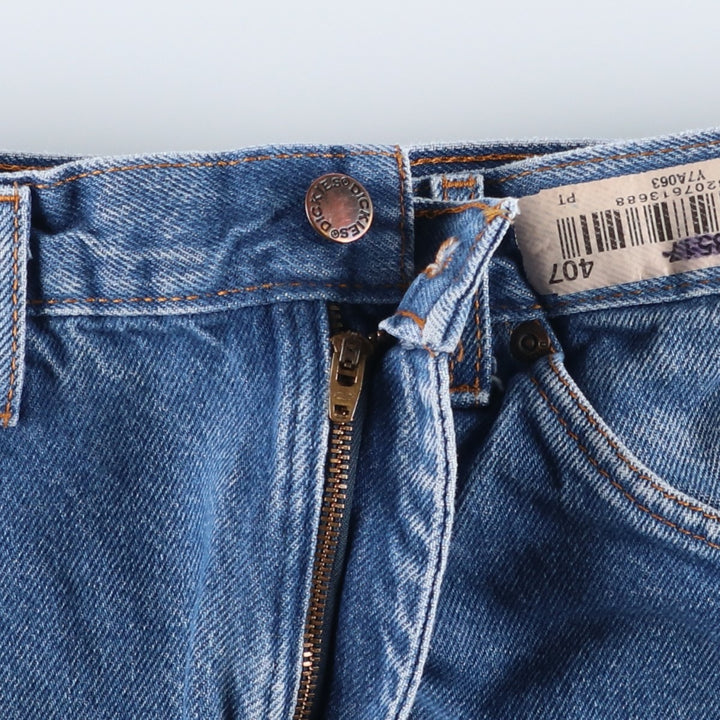 Dickies painted straight denim pants, men's size W32 (approx.) cotton blue type Vintage Second Hand