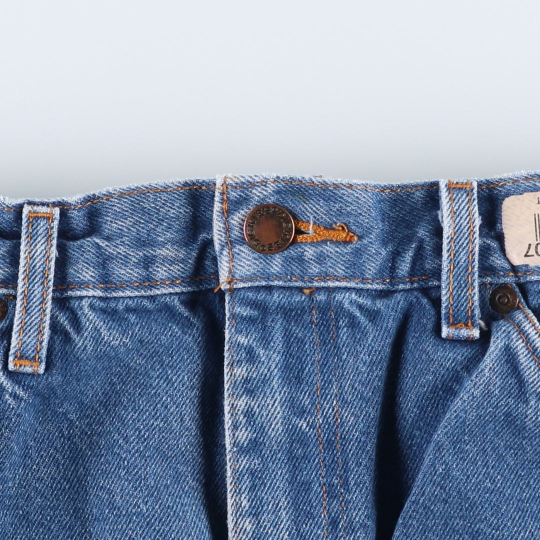 Dickies painted straight denim pants, men's size W32 (approx.) cotton blue type Vintage Second Hand