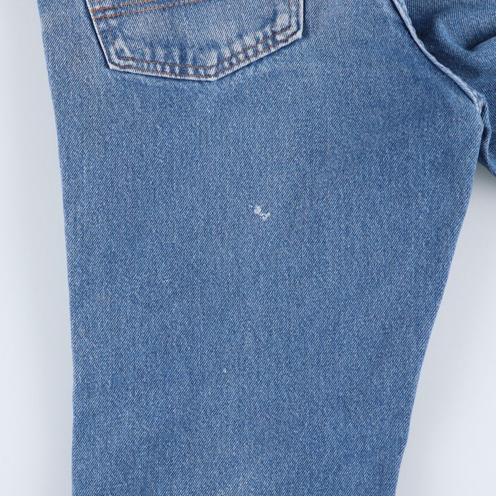 Dickies painted straight denim pants, men's size W32 (approx.) cotton blue type Vintage Second Hand