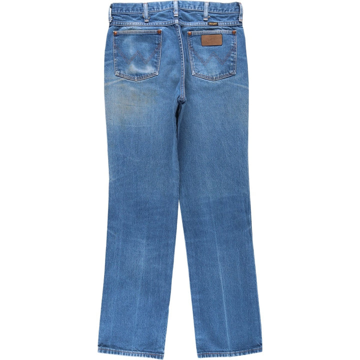 Vintage 80s-90'S Wrangler Straight Denim Pants, Made in USA, Men's Size W32 cotton blue type Vintage Second Hand