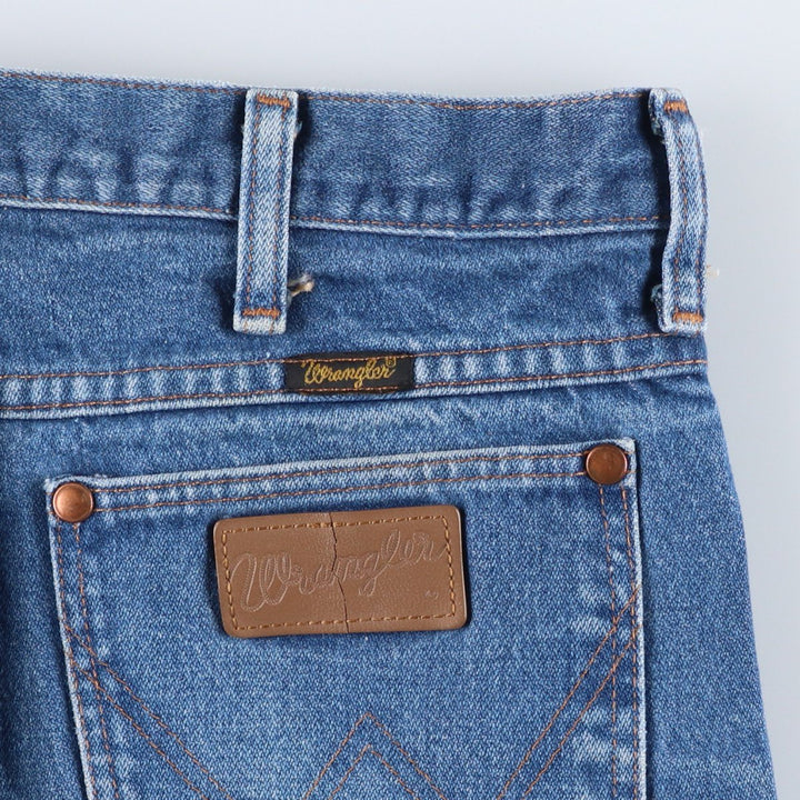 Vintage 80s-90'S Wrangler Straight Denim Pants, Made in USA, Men's Size W32 cotton blue type Vintage Second Hand