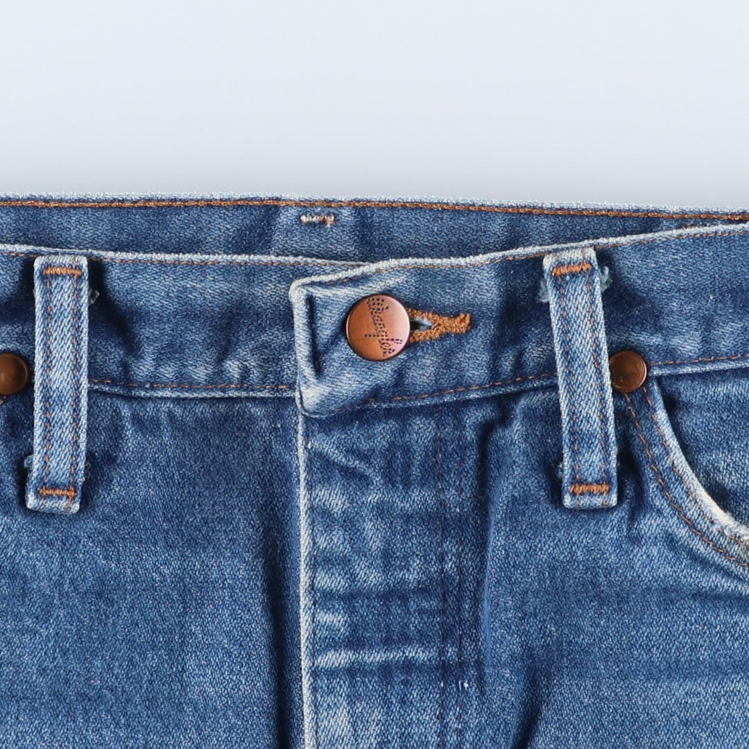 Vintage 80s-90'S Wrangler Straight Denim Pants, Made in USA, Men's Size W32 cotton blue type Vintage Second Hand