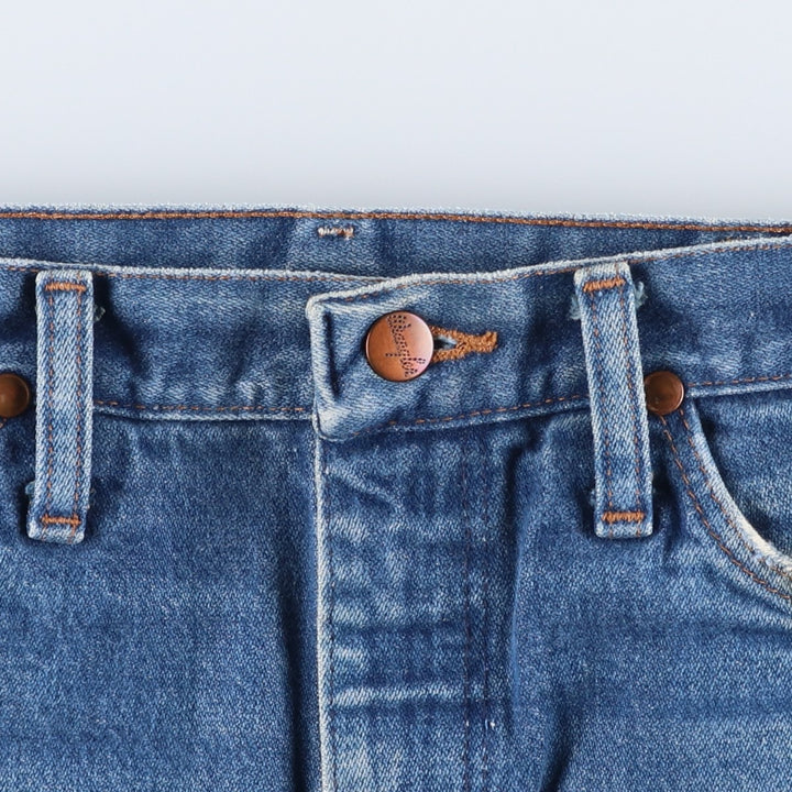 Vintage 80s-90'S Wrangler Straight Denim Pants, Made in USA, Men's Size W32 cotton blue type Vintage Second Hand