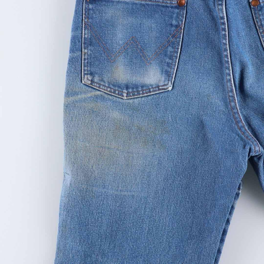 Vintage 80s-90'S Wrangler Straight Denim Pants, Made in USA, Men's Size W32 cotton blue type Vintage Second Hand