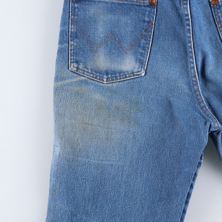 Vintage 80s-90'S Wrangler Straight Denim Pants, Made in USA, Men's Size W32 cotton blue type Vintage Second Hand