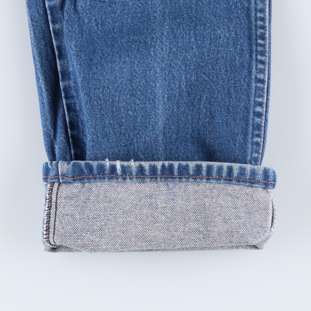 Vintage 80s-90'S Wrangler Straight Denim Pants, Made in USA, Men's Size W32 cotton blue type Vintage Second Hand