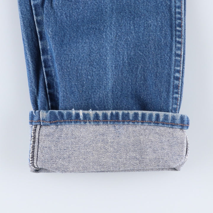 Vintage 80s-90'S Wrangler Straight Denim Pants, Made in USA, Men's Size W32 cotton blue type Vintage Second Hand