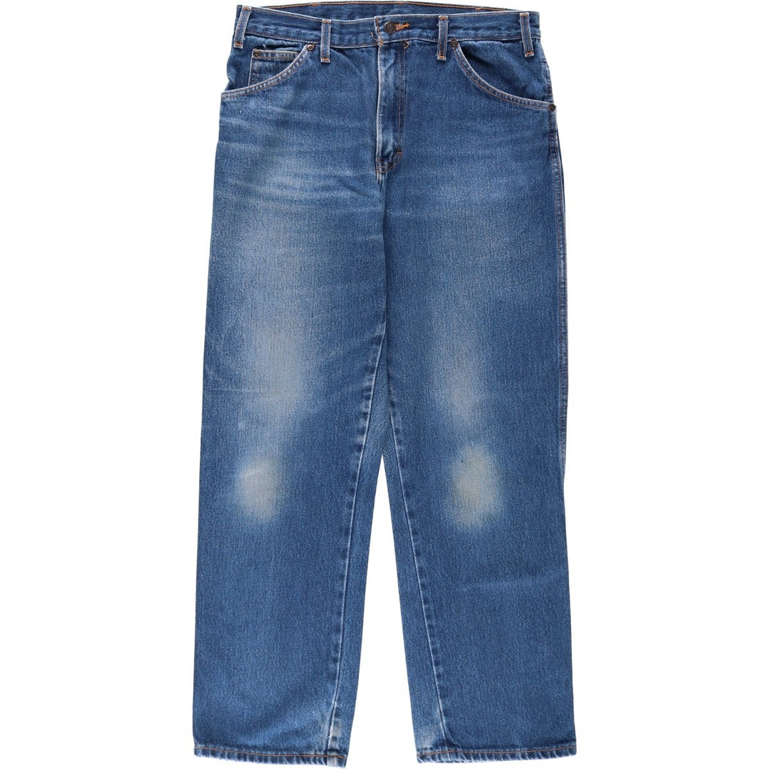 Dickies Straight Denim Pants for Men, W33 equivalent unclear blue type Vintage Second Hand