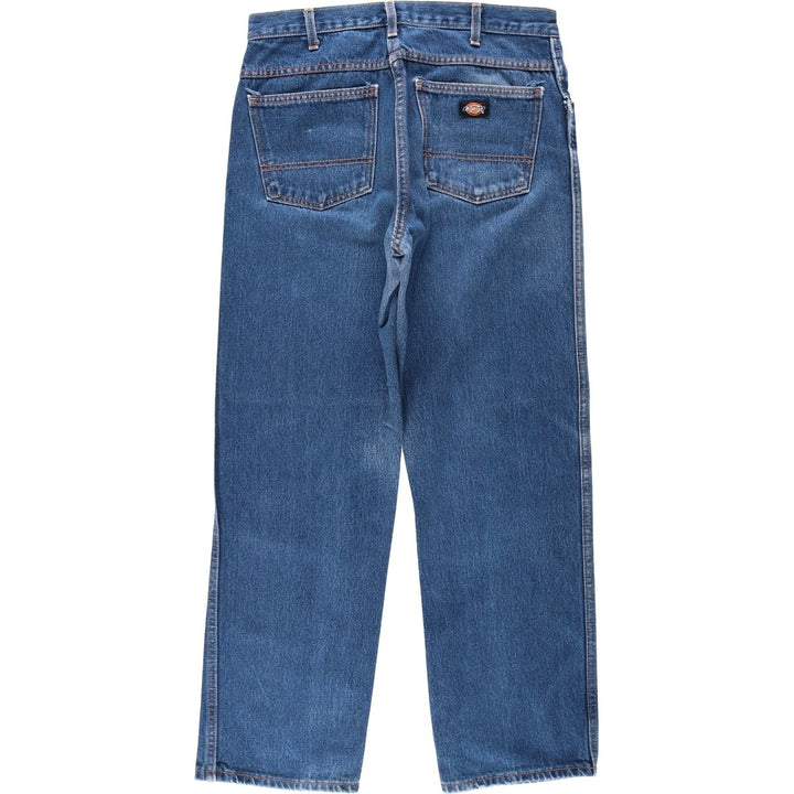 Dickies Straight Denim Pants for Men, W33 equivalent unclear blue type Vintage Second Hand