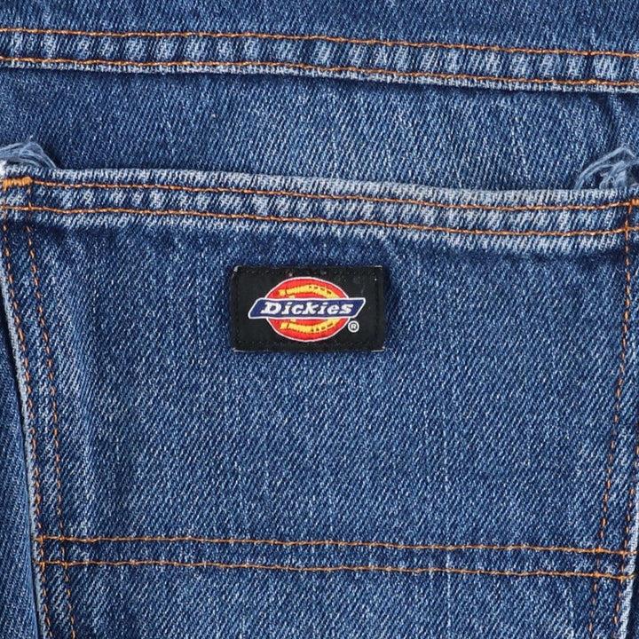 Dickies Straight Denim Pants for Men, W33 equivalent unclear blue type Vintage Second Hand