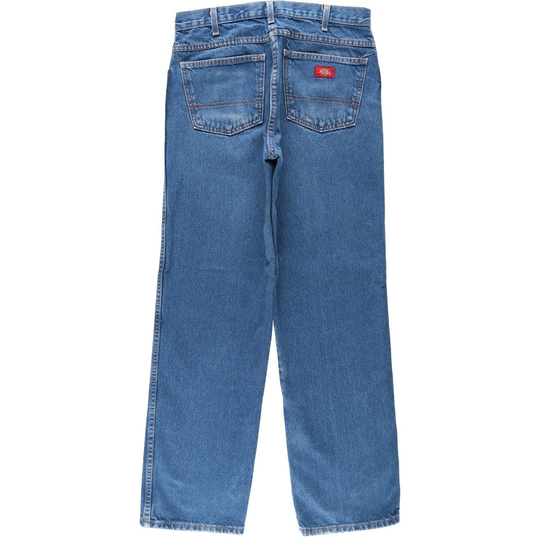 Dickies Straight Denim Pants for Men, W33 equivalent cotton blue type Vintage Second Hand