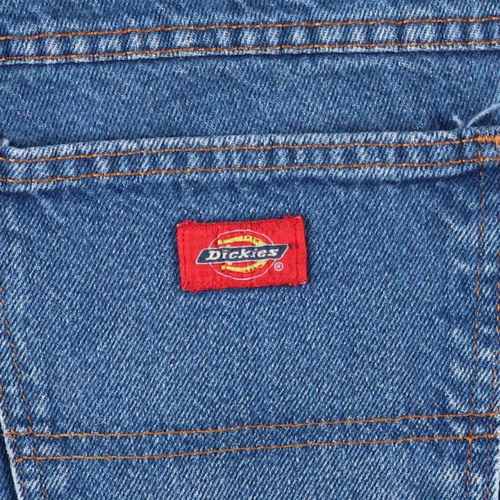 Dickies Straight Denim Pants for Men, W33 equivalent cotton blue type Vintage Second Hand