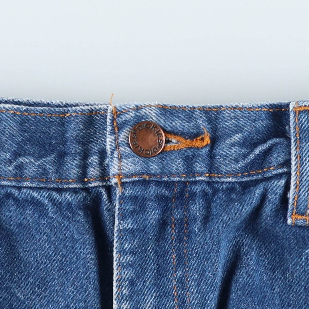 Dickies Straight Denim Pants for Men, W33 equivalent cotton blue type Vintage Second Hand