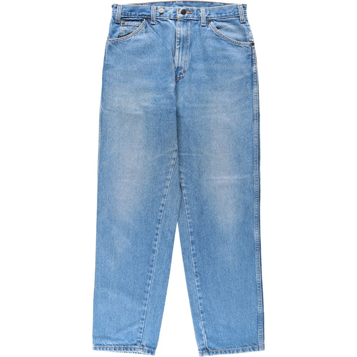 Dickies tapered denim pants for men, equivalent to W33 unclear blue type Vintage Second Hand