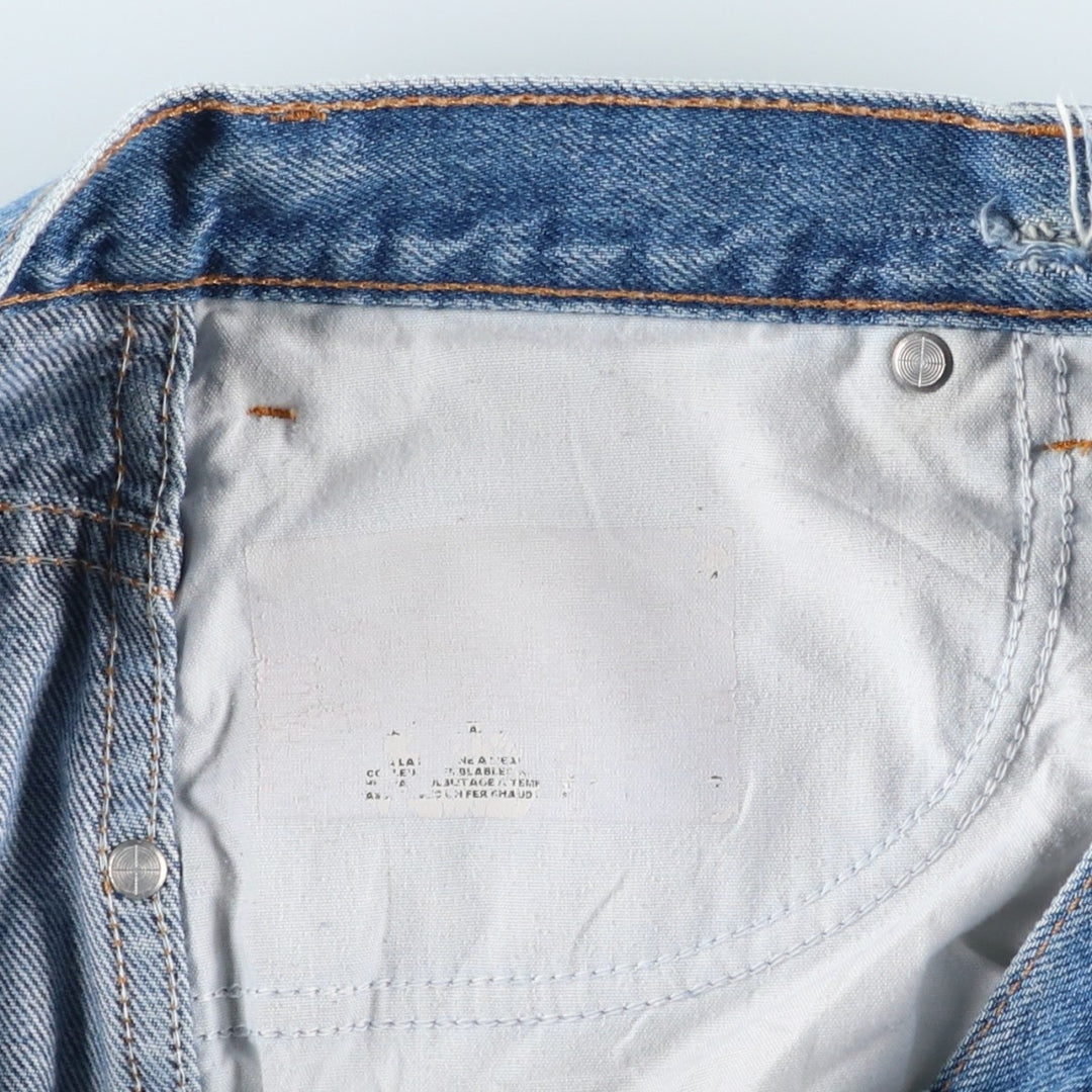 Dickies tapered denim pants for men, equivalent to W33 unclear blue type Vintage Second Hand