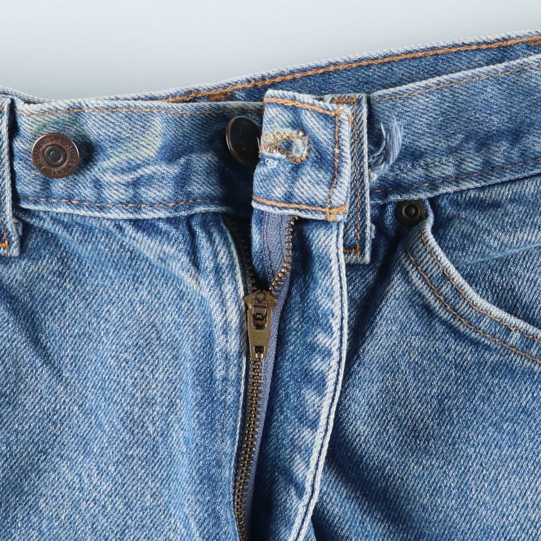 Dickies tapered denim pants for men, equivalent to W33 unclear blue type Vintage Second Hand