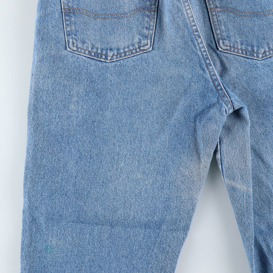 Dickies tapered denim pants for men, equivalent to W33 unclear blue type Vintage Second Hand