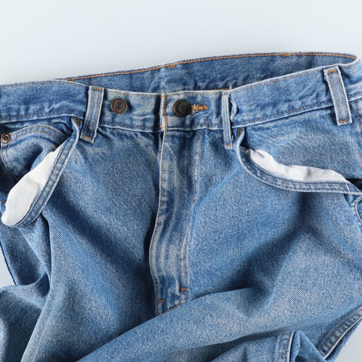 Dickies tapered denim pants for men, equivalent to W33 unclear blue type Vintage Second Hand