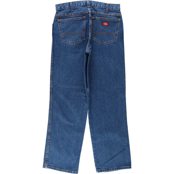 Dickies Straight Denim Pants for Men, W34 equivalent cotton blue type Vintage Second Hand