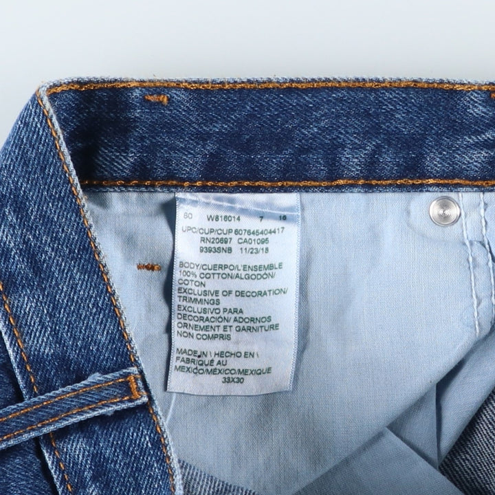 Dickies Straight Denim Pants for Men, W34 equivalent cotton blue type Vintage Second Hand
