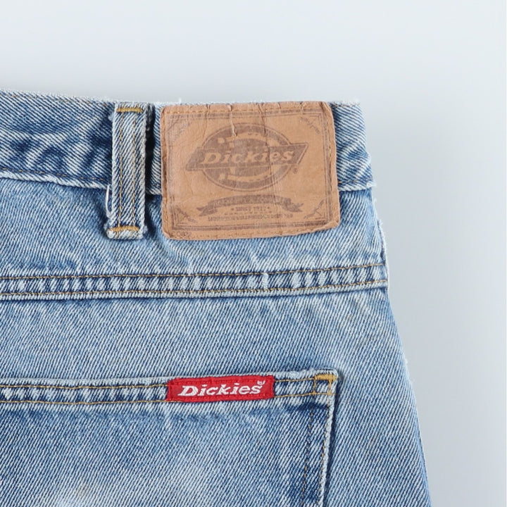 Dickies tapered denim pants for men, equivalent to W34 cotton Blue type light blue Vintage Second Hand