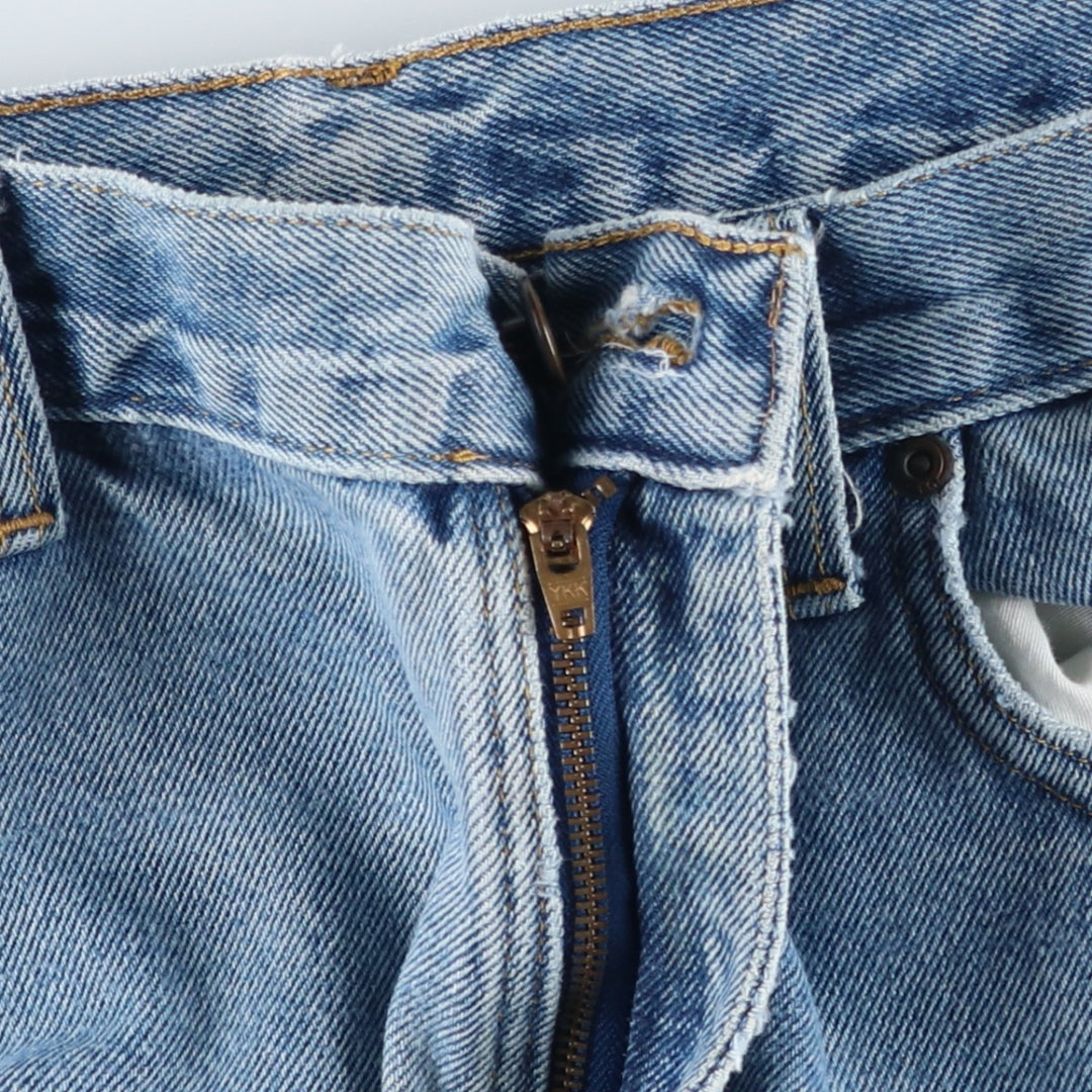 Dickies tapered denim pants for men, equivalent to W34 cotton Blue type light blue Vintage Second Hand