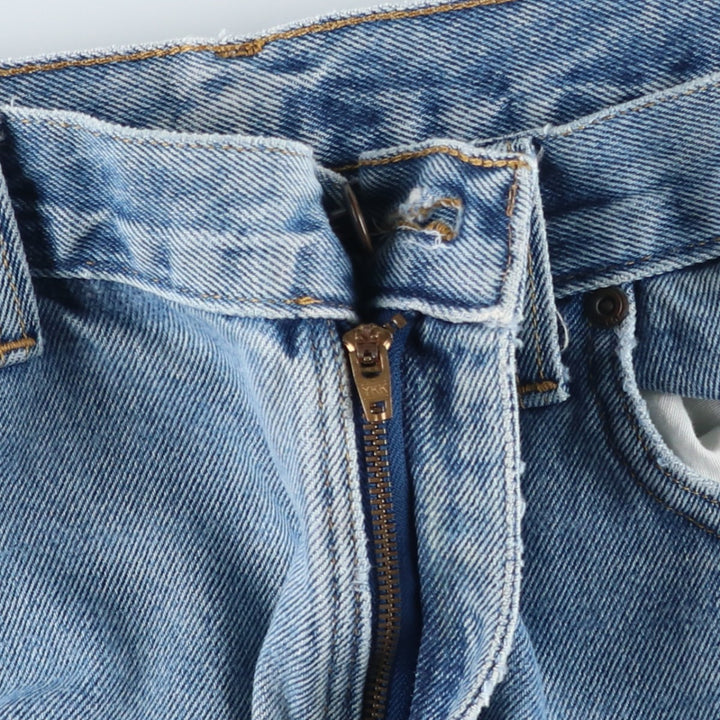 Dickies tapered denim pants for men, equivalent to W34 cotton Blue type light blue Vintage Second Hand