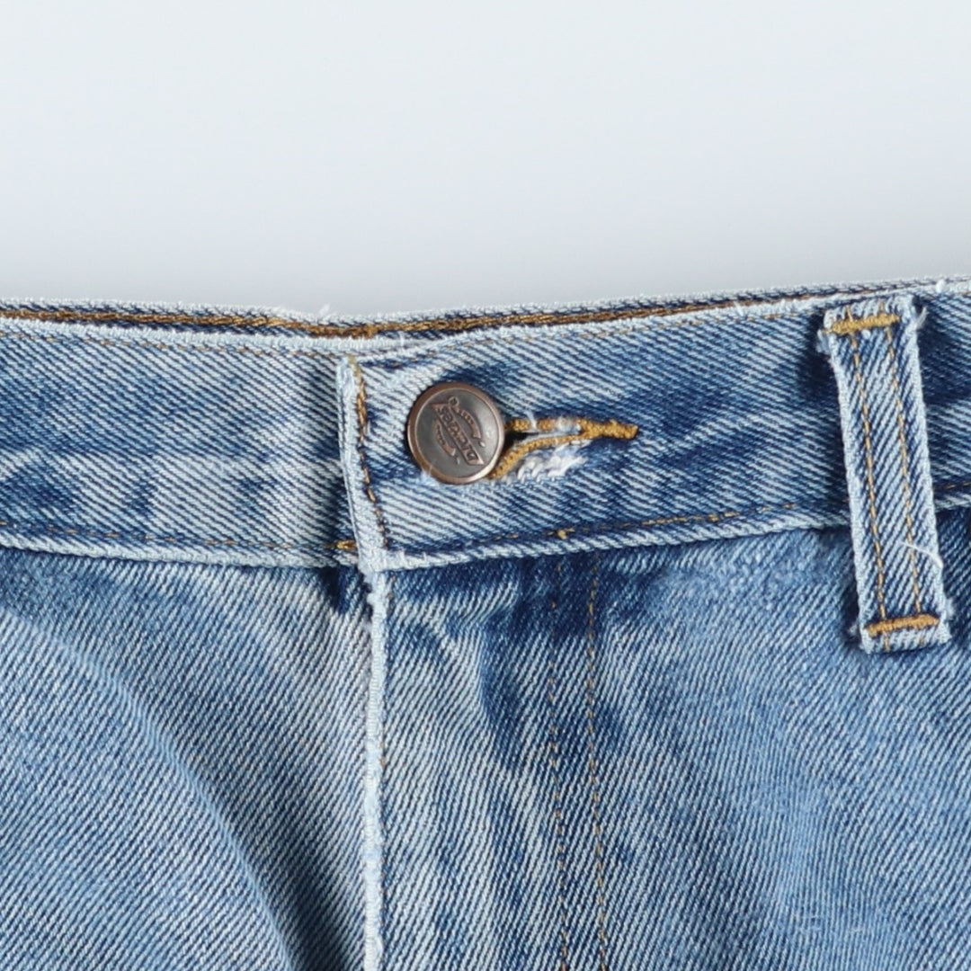 Dickies tapered denim pants for men, equivalent to W34 cotton Blue type light blue Vintage Second Hand