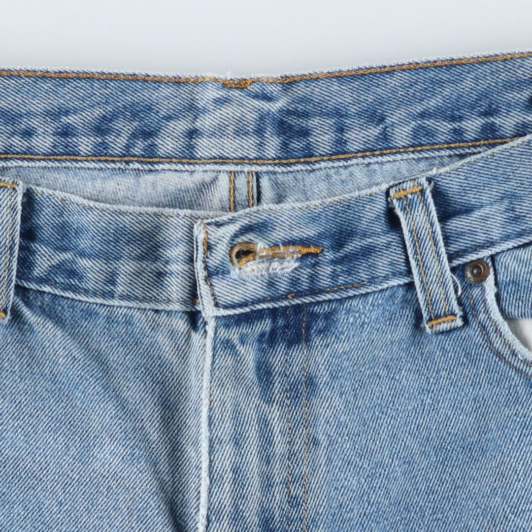 Dickies tapered denim pants for men, equivalent to W34 cotton Blue type light blue Vintage Second Hand