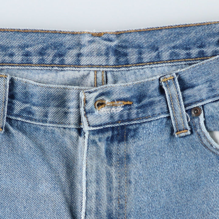 Dickies tapered denim pants for men, equivalent to W34 cotton Blue type light blue Vintage Second Hand