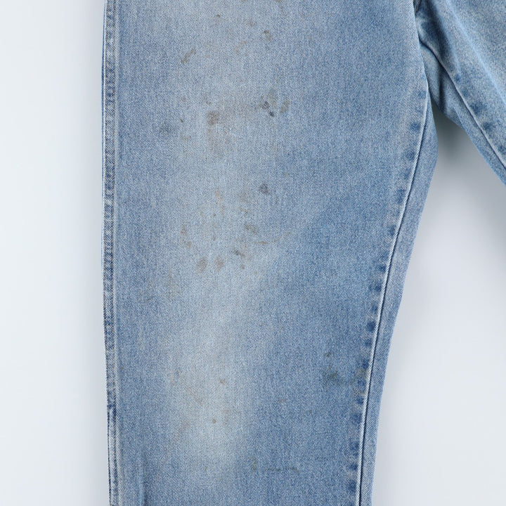 Dickies tapered denim pants for men, equivalent to W34 cotton Blue type light blue Vintage Second Hand