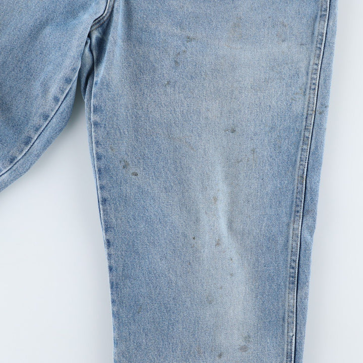 Dickies tapered denim pants for men, equivalent to W34 cotton Blue type light blue Vintage Second Hand