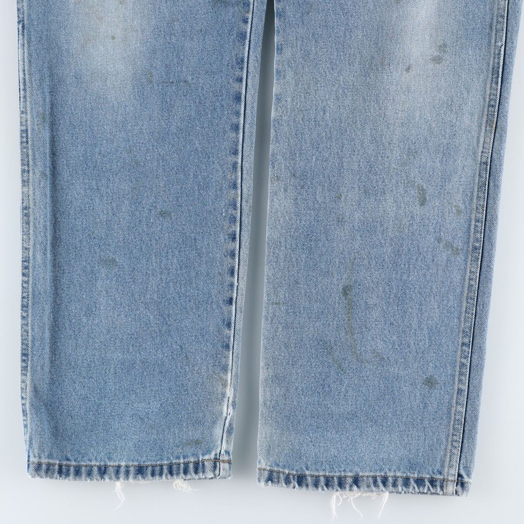 Dickies tapered denim pants for men, equivalent to W34 cotton Blue type light blue Vintage Second Hand