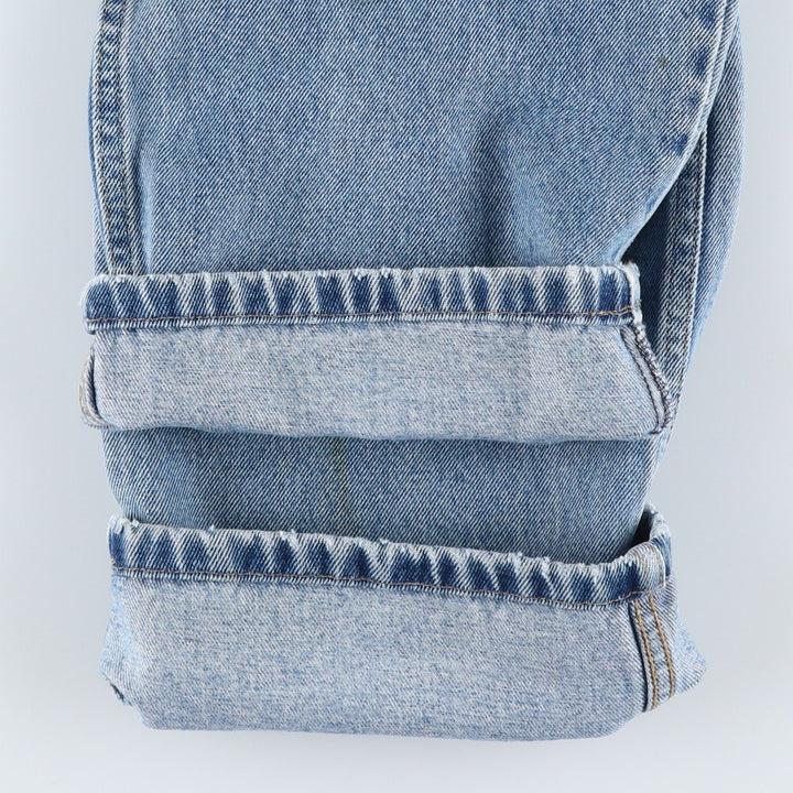 Dickies tapered denim pants for men, equivalent to W34 cotton Blue type light blue Vintage Second Hand