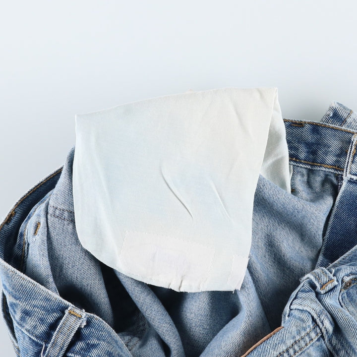 Dickies tapered denim pants for men, equivalent to W34 cotton Blue type light blue Vintage Second Hand