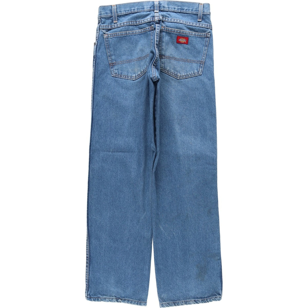 Dickies tapered denim pants for men, equivalent to W31 cotton blue type Vintage Second Hand