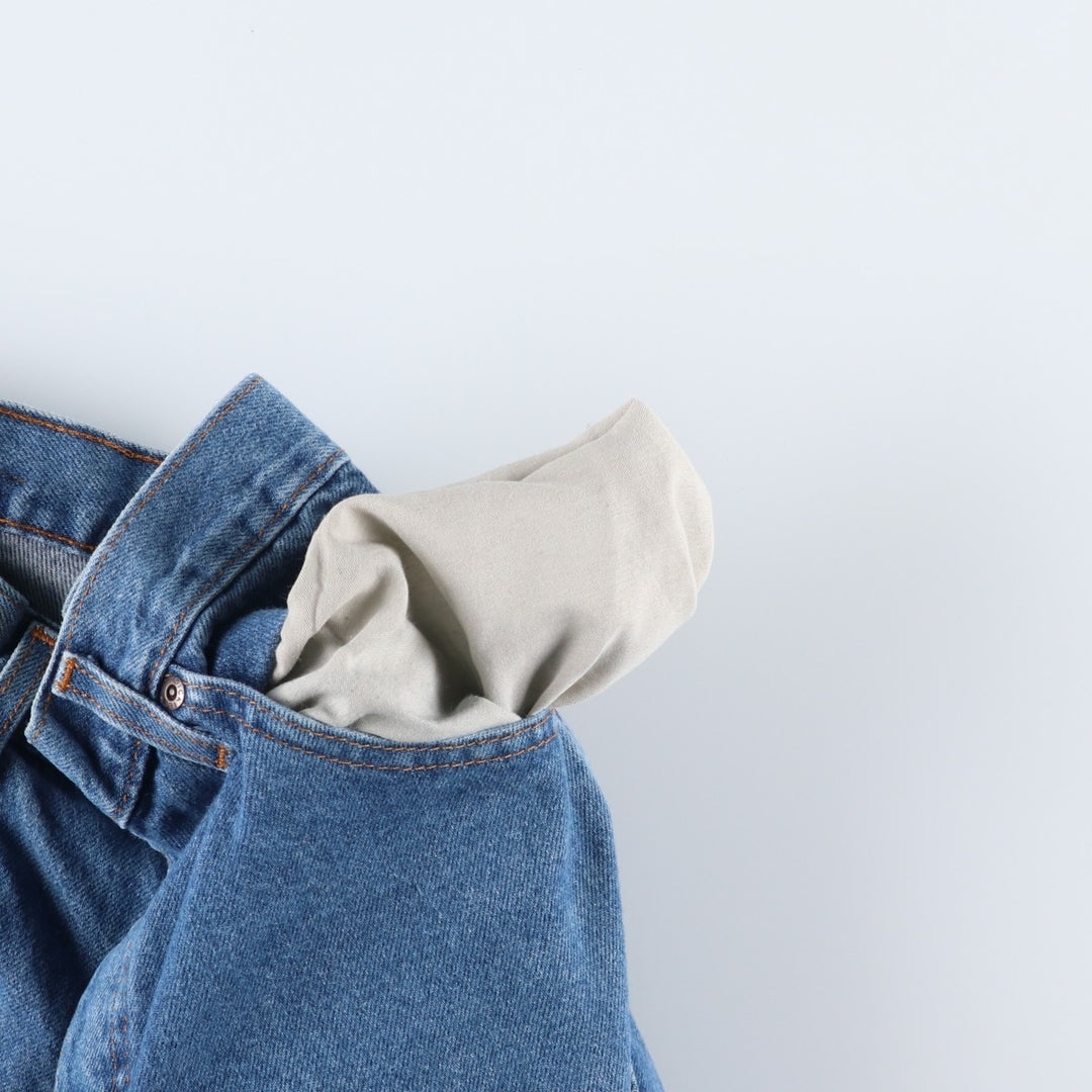 Dickies tapered denim pants for men, equivalent to W31 cotton blue type Vintage Second Hand