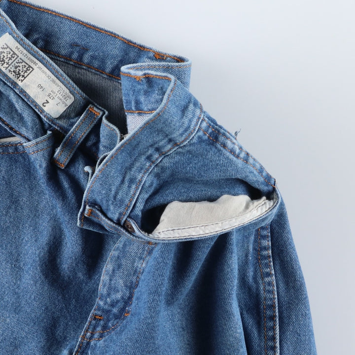 Dickies tapered denim pants for men, equivalent to W31 cotton blue type Vintage Second Hand