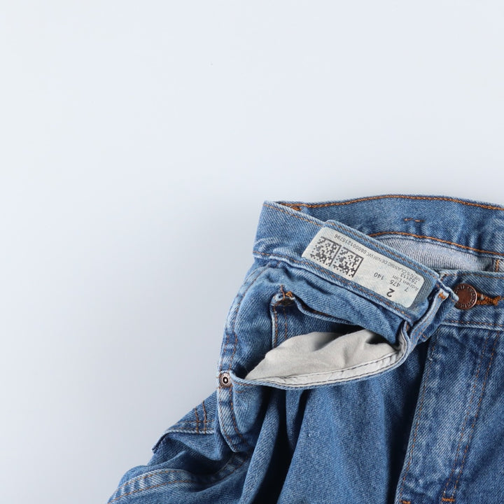 Dickies tapered denim pants for men, equivalent to W31 cotton blue type Vintage Second Hand