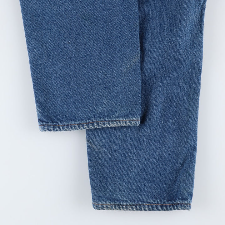 Dickies tapered denim pants for men, equivalent to W35 unclear blue type Vintage Second Hand