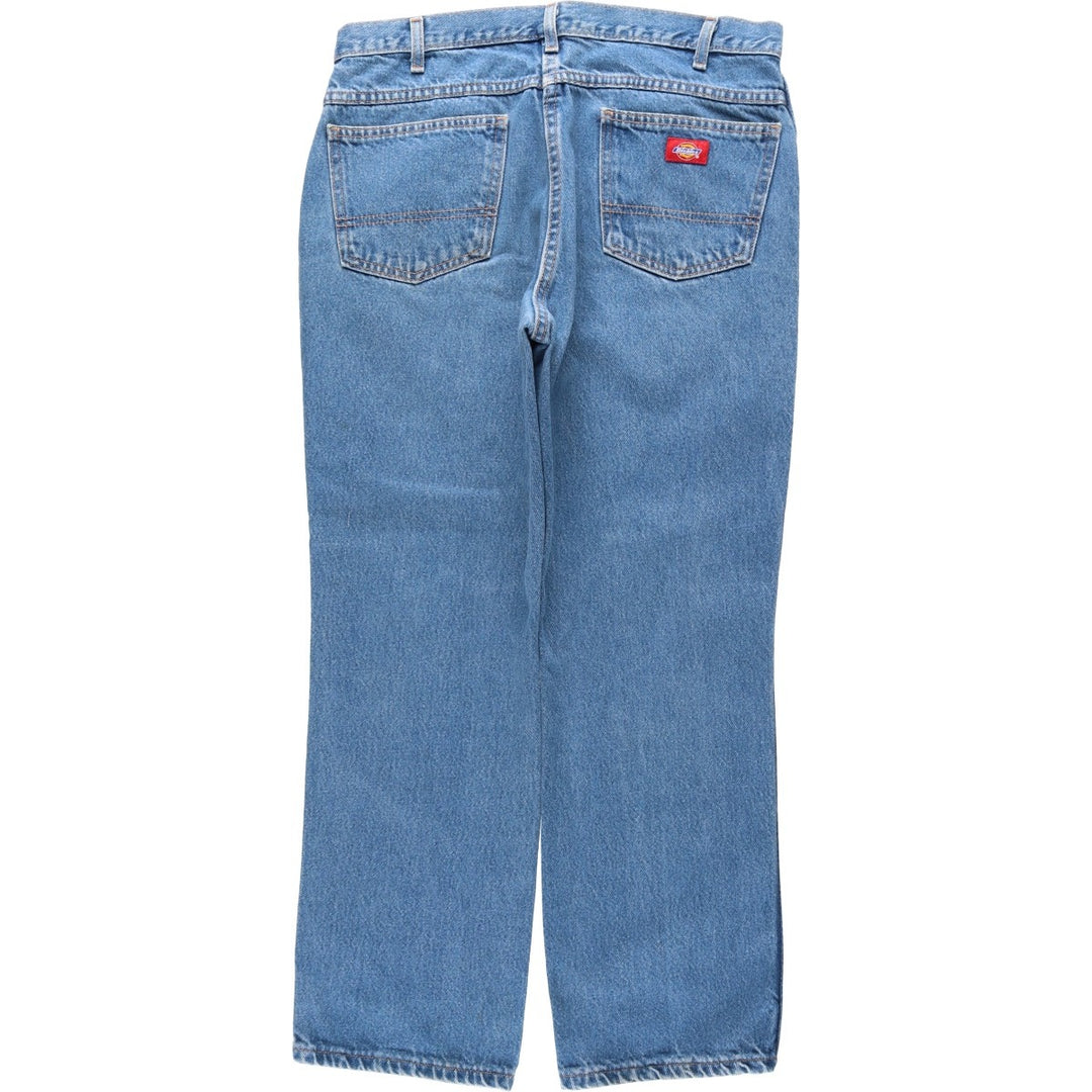 Dickies Straight Denim Pants for Men, W34 equivalent cotton blue type Vintage Second Hand