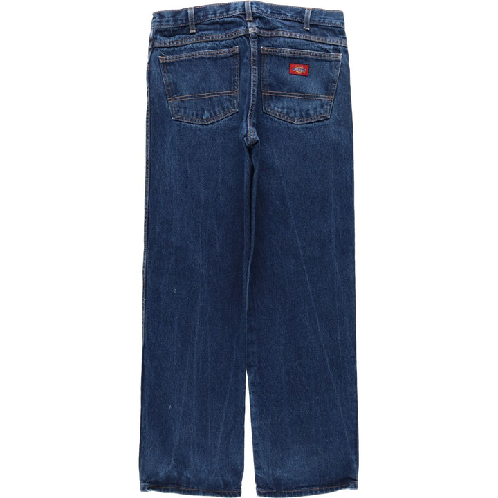 Dickies Regular Fit Straight Denim Pants, Men's, Size 34 cotton blue type Vintage Second Hand