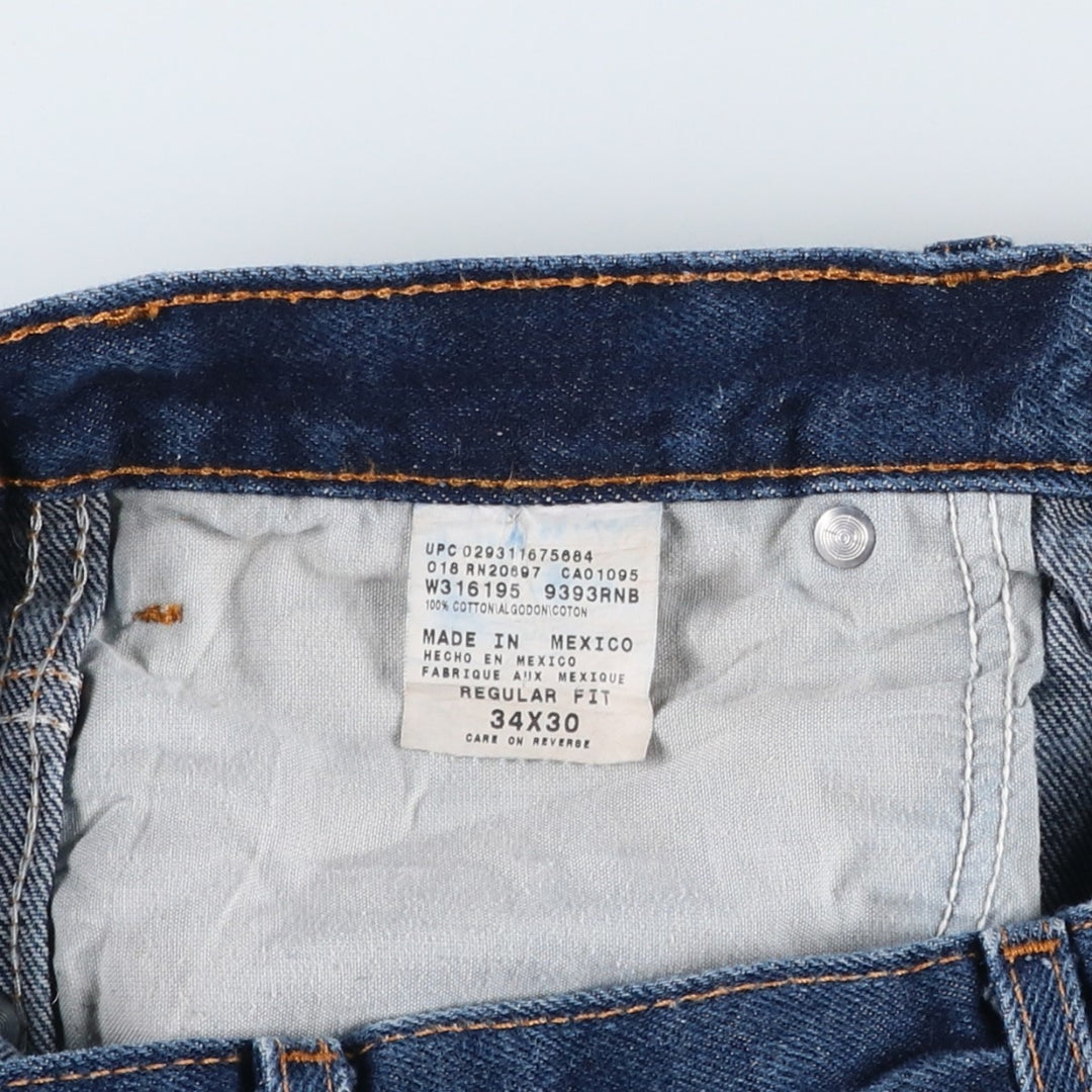 Dickies Regular Fit Straight Denim Pants, Men's, Size 34 cotton blue type Vintage Second Hand