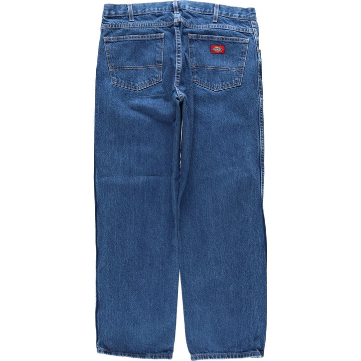 Dickies Men's Straight Denim Pants, Size W37 cotton blue type Vintage Second Hand