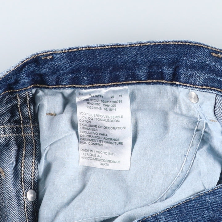 Dickies Men's Straight Denim Pants, Size W37 cotton blue type Vintage Second Hand