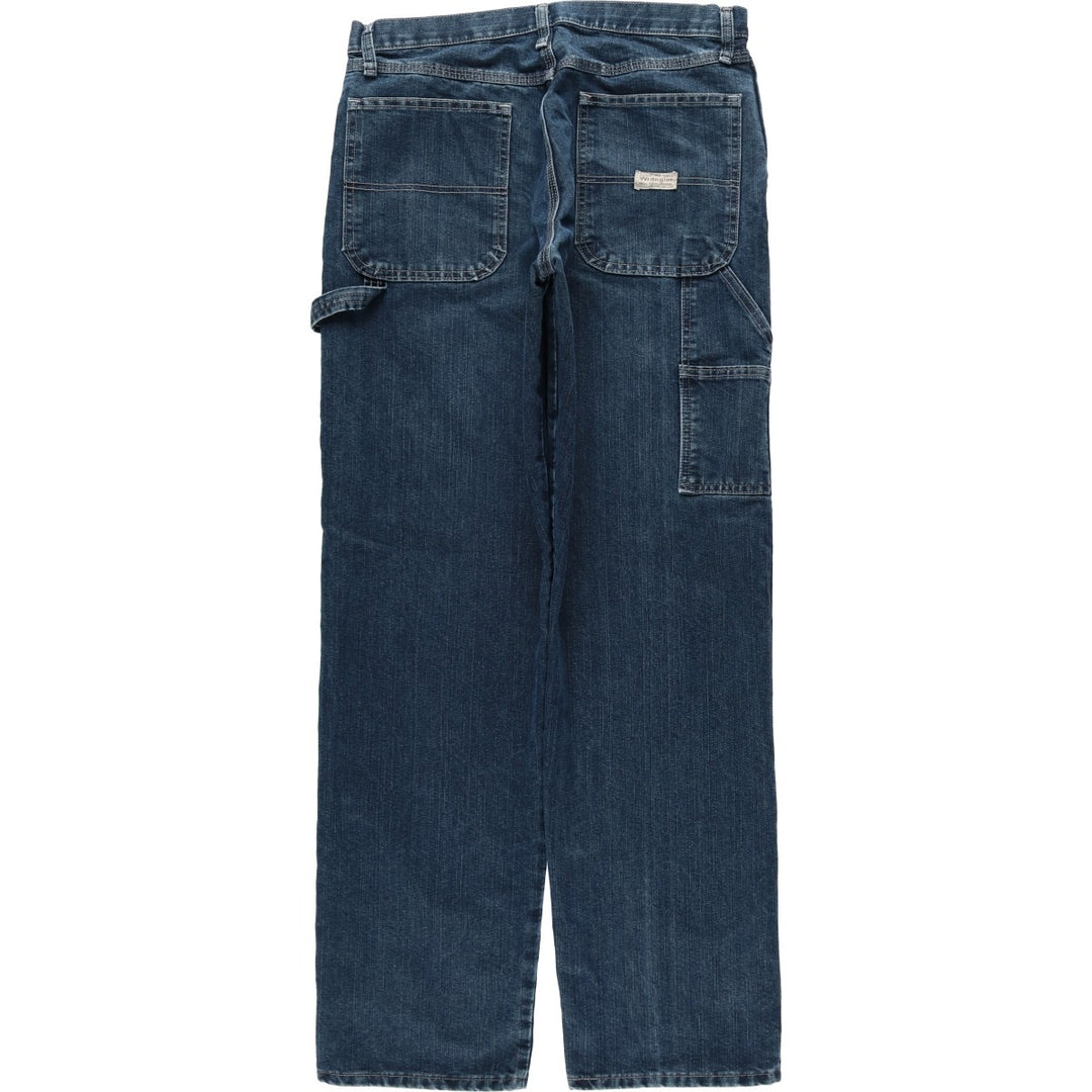 Wrangler Denim Painter Pants for Men, W34 equivalent cotton blue type Vintage Second Hand