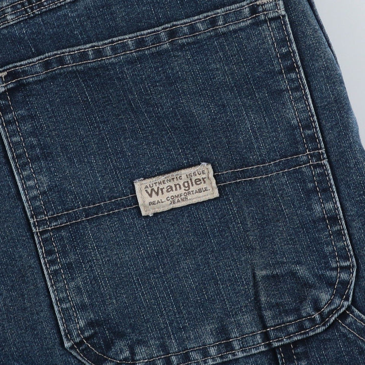 Wrangler Denim Painter Pants for Men, W34 equivalent cotton blue type Vintage Second Hand